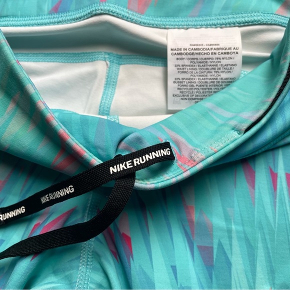 Women’s Nike Epic Lux Leggings Pants Pink Blue Multicolor Dri-fit Size Small - Picture 4 of 8